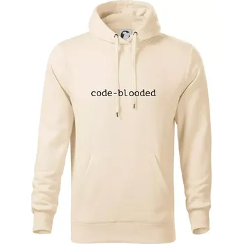 Pánská mikina Code blooded - Mikina pánská Cape s kapucí - 5XL ( Mandlová )