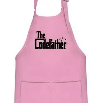 Kuchyňská zástěra The codefather - Dětská zástěra na vaření - Univerzální velikost ( Růžová )