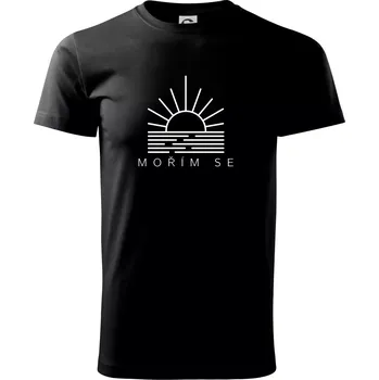 Ikona - mořím se - Triko extra velké (5-8XL) - 6XL ( Černá )