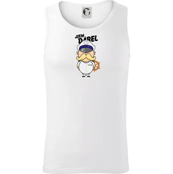 Jsem ďábel kapitán - Tílko pánské Core - S ( Bílá )