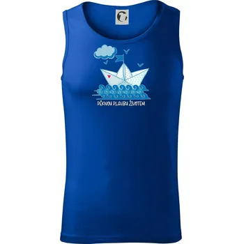 Pěknou plavbu životem - Tílko pánské Core - XL ( Královská modrá )