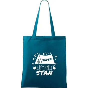 Jedem pod stan - Taška bavlněná - 42 x 38 cm ( Petrolejová )