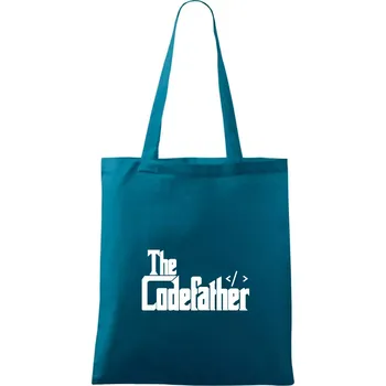 The codefather - Taška bavlněná - 42 x 38 cm ( Petrolejová )