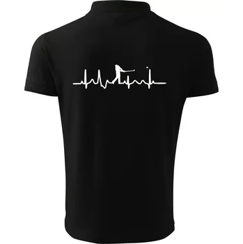 Pánská košile Ekg golf - Muž - Polokošile pánská Pique Polo 203 - M ( Černá )