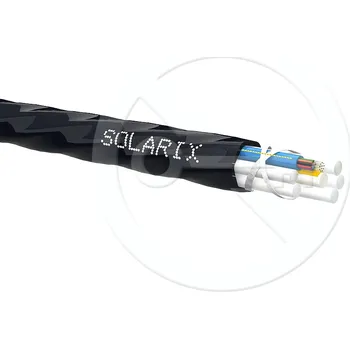 Kabel SOLARIX Zafukovací kabel Micro 12vl 9/125 HDPE Fca černý 70299129