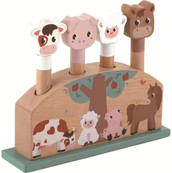 Výuková hračka 2Kids Toys Vystřelovací zvířátka Farma