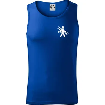 Kominík logo prso - Tílko pánské Core - L ( Královská modrá )