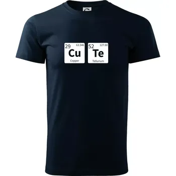 Pánské tričko Cute - tabulka - Triko extra velké (5-8XL) - 8XL ( Námořní modrá (velmi tmavá - téměř černá) )