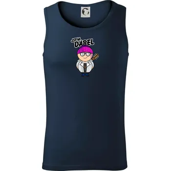 Jsem ďábel muzikant rocker - Tílko pánské Core - 2XL ( Námořní modrá (velmi tmavá - téměř černá) )