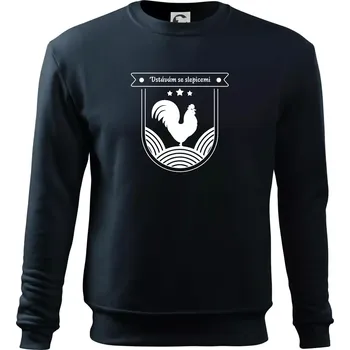 Pánské oblečení Vstávám se slepicemi - Mikina Essential pánská - L ( Námořní modrá (velmi tmavá - téměř černá) )