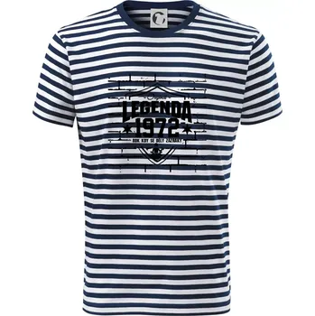 Zedník - legenda - 1972 - Triko na vodu - S ( Prouhovaná )