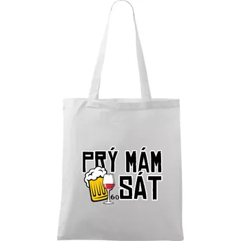 Prý mám 60 SÁT - Taška bavlněná - 42 x 38 cm ( Bílá )