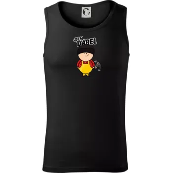 Pánské termoprádlo Jsem ďábel námořník žlutý - Tílko pánské Core - 2XL ( Černá )