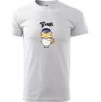 Jsem ďábel kapitán - Triko extra velké (5-8XL) - 6XL ( Bílá )