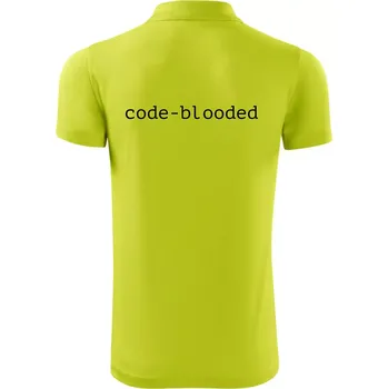 Pánská košile Code blooded - Polokošile Victory sportovní (dresovina) - 3XL ( Limetková )