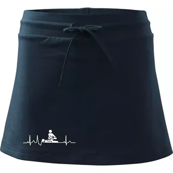 Dámská sukně EKG fyzioterapie - Sportovní sukně - two in one - XL ( Námořní modrá (velmi tmavá - téměř černá) )
