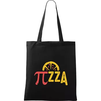 Nákupní taška Pi- za pizza - Taška bavlněná - 42 x 38 cm ( Černá )