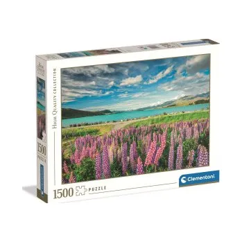 Puzzle Puzzle 1500 elementów. HQ Lupins at Lake Tekapo (PL)