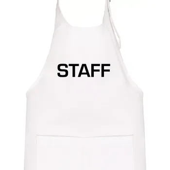 Kuchyňská zástěra Staff - Dětská zástěra na vaření - Univerzální velikost ( Bílá )