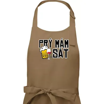 Kuchyňská zástěra Prý mám 70 SÁT - Dámská zástěra na vaření - Univerzální velikost ( Cappuccino )