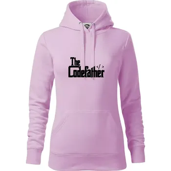 Dámská mikina The codefather - Mikina dámská Cape s kapucí - XS ( Orchid )