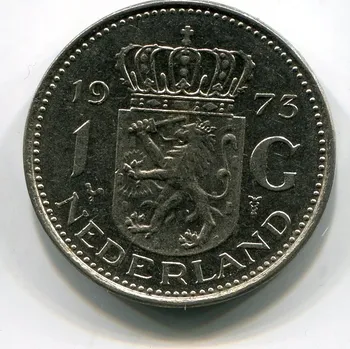 NIZOZEMÍ. 1 gulden 1973.
