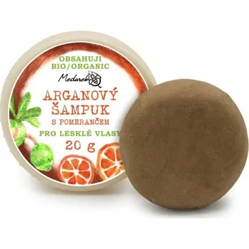Šampon Arganový šampuk s pomerančem Medarek 20 g – pro lesk a výživu vlasů