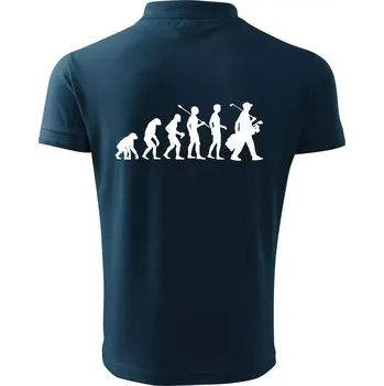 Pánská košile Evoluce golf - Muž - Polokošile pánská Pique Polo 203 - 5XL ( Námořní modrá (téměř černá) )