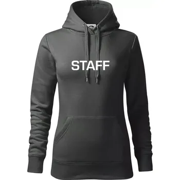 Dámská mikina Staff - Mikina dámská Cape s kapucí - XS ( Tmavá břidlice (šedá se zeleným nádechem) )