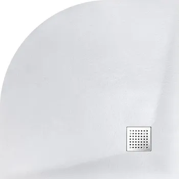 Sprchová vanička BESCO - Čtvrtkruhová sprchová vanička VEXO - bílá VANKVEX90CTVRTW