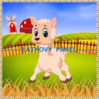 Panel bavlna - NA STATKU-194-07 Velikost: 15x15cm