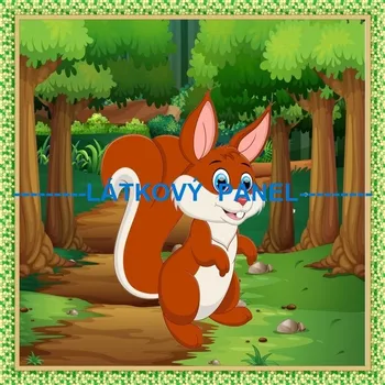 Panel bavlna - ZOO-194-69 Velikost: 15x15cm