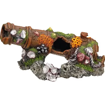 Dekorace do akvária Nobby akvarijní dekorace dělo 24 x 11,5 x 11,5 cm