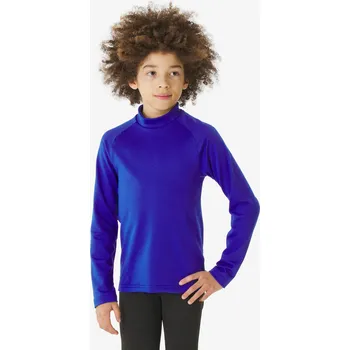Pánské tričko WEDZE Dětské spodní lyžařské termotričko BL 500 8 LET MODRÁ