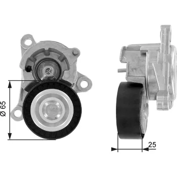 Napínák, žebrovaný klínový řemen GATES T38320