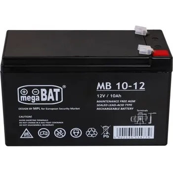 Záložní baterie Baterie MegaBat MB 10-12, 12V