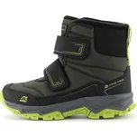 Dětská zimní obuv ALPINE PRO LIVRO 31 Černá, Světle zelená