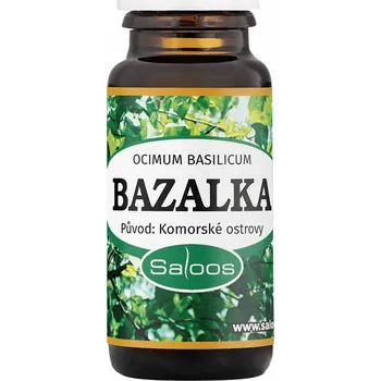 Drogerie Esenciální olej bazalka Saloos 5 ml – proti úzkosti, nevolnosti a bolestem hlavy