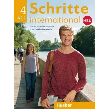 Anglický jazyk Schritte international Neu 4 - Paket KB + AB mit Gloss.