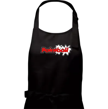 Kuchyňská zástěra Paintball splash - Pánská zástěra na vaření - Univerzální velikost ( Černá )