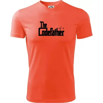 The codefather - Pánské triko Fantasy sportovní (dresovina) - 3XL ( Neonově oranžová )