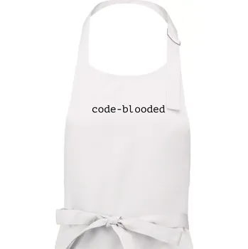 Kuchyňská zástěra Code blooded - Dámská zástěra na vaření - Univerzální velikost ( Bílá )