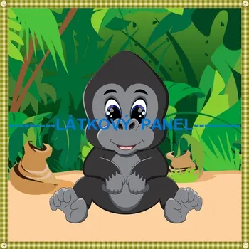 Panel bavlna - DŽUNGLE-194-98 Velikost: 15x15cm