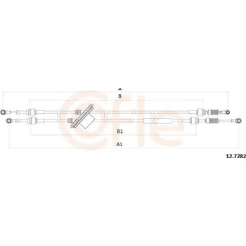 Tazne lanko, rucni prevodovka COFLE 12.7282