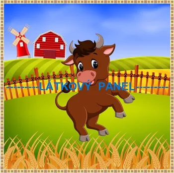 Panel bavlna - NA STATKU-194-23 Velikost: 20x20cm