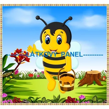 Panel bavlna - NA LOUCE-194-46 Velikost: 20x20cm