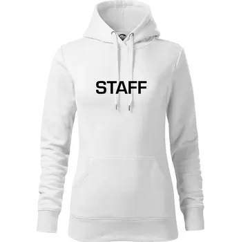 Dámská mikina Staff - Mikina dámská Cape s kapucí - XS ( Bílá )