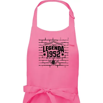 Kuchyňská zástěra Zedník - legenda - 1952 - Pánská zástěra na vaření - Univerzální velikost ( Růžová )