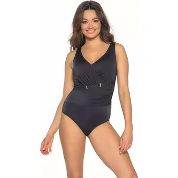 Dámské plavky Dámské jednodílné plavky 48 black - AVA černá 80/H