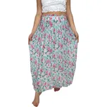 Dlouhá sukně plisovaná s červenými…